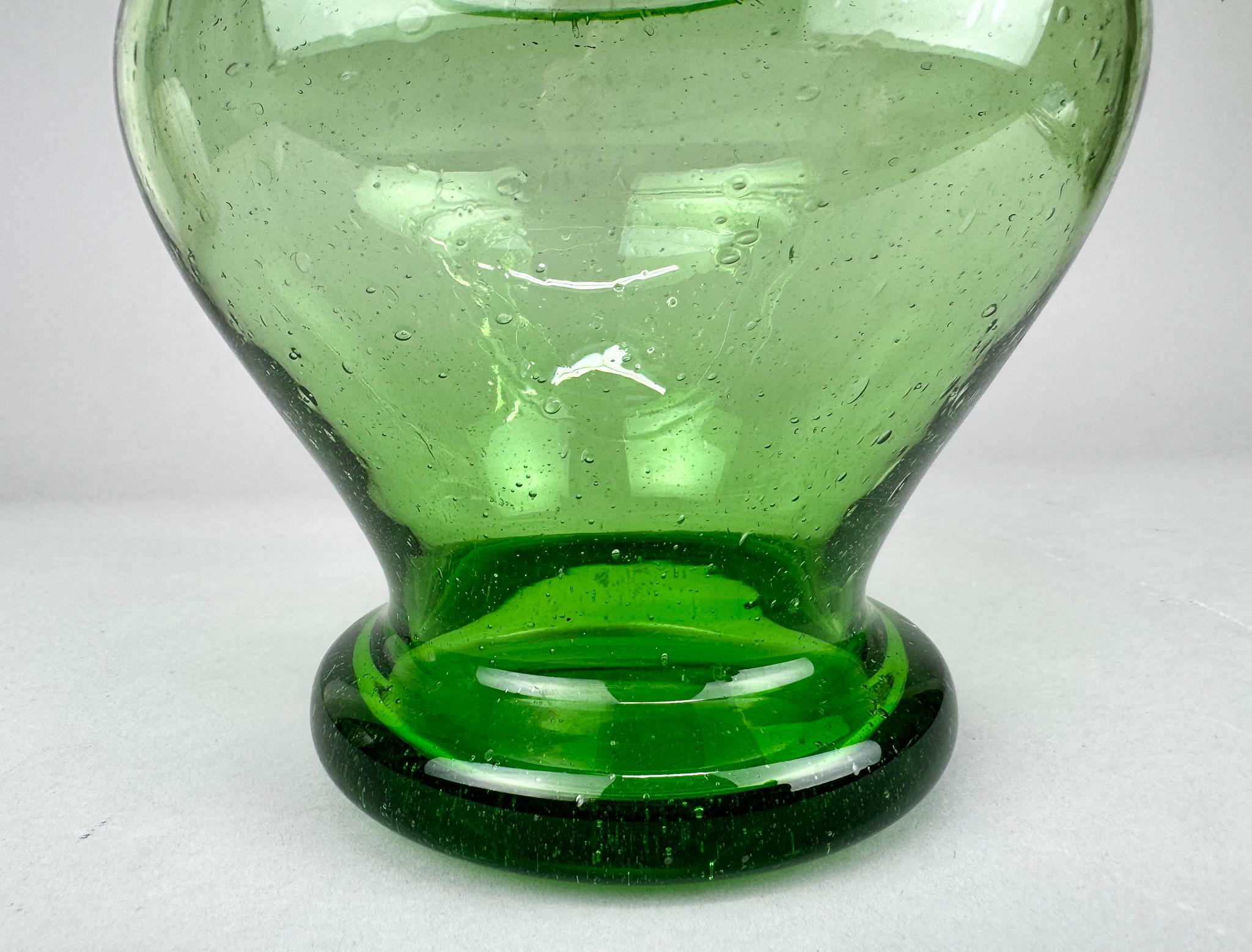 1970s Hand Made Glass Vase, Germany For Sale 3