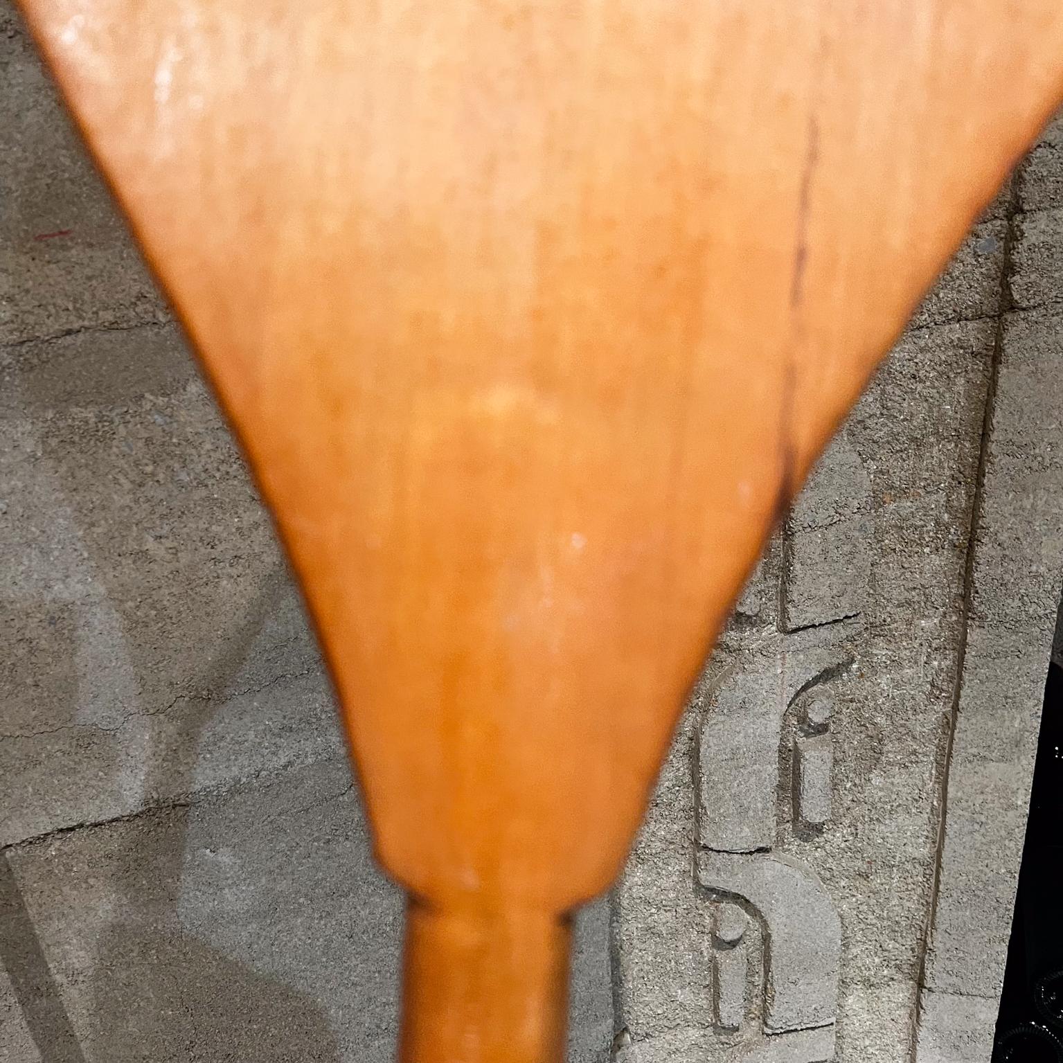 1970s Handmade Decorative Wood Paddles South American Amazon For Sale 1