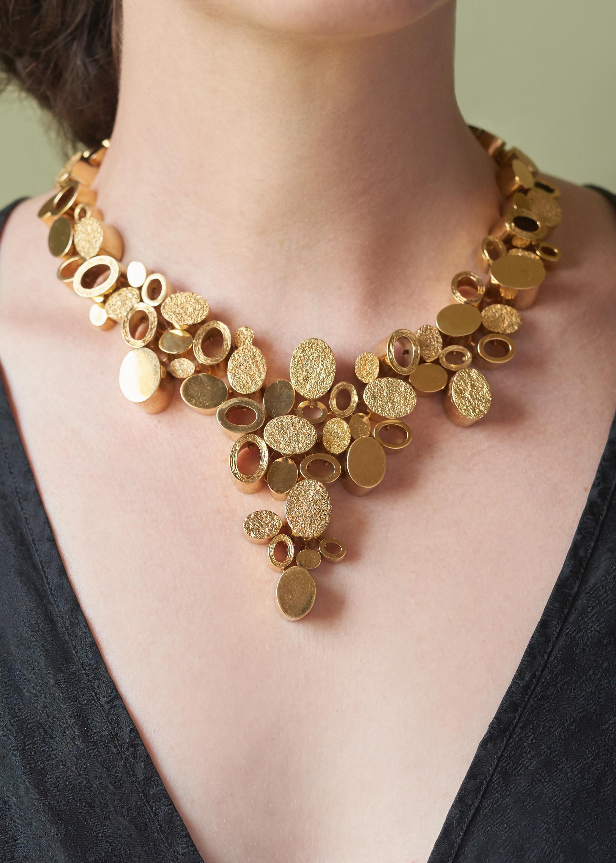 70s gold necklace