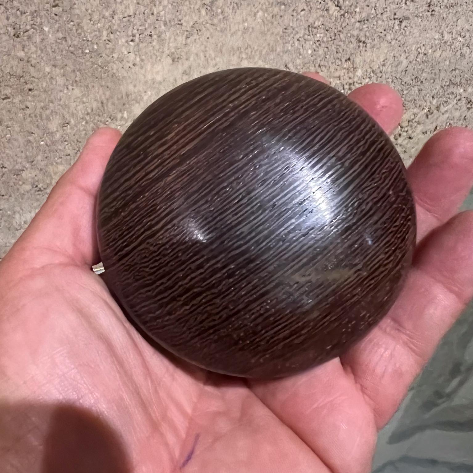20th Century 1970s Handmade YO-YO Toy Exotic Wood Style Don Shoemaker For Sale