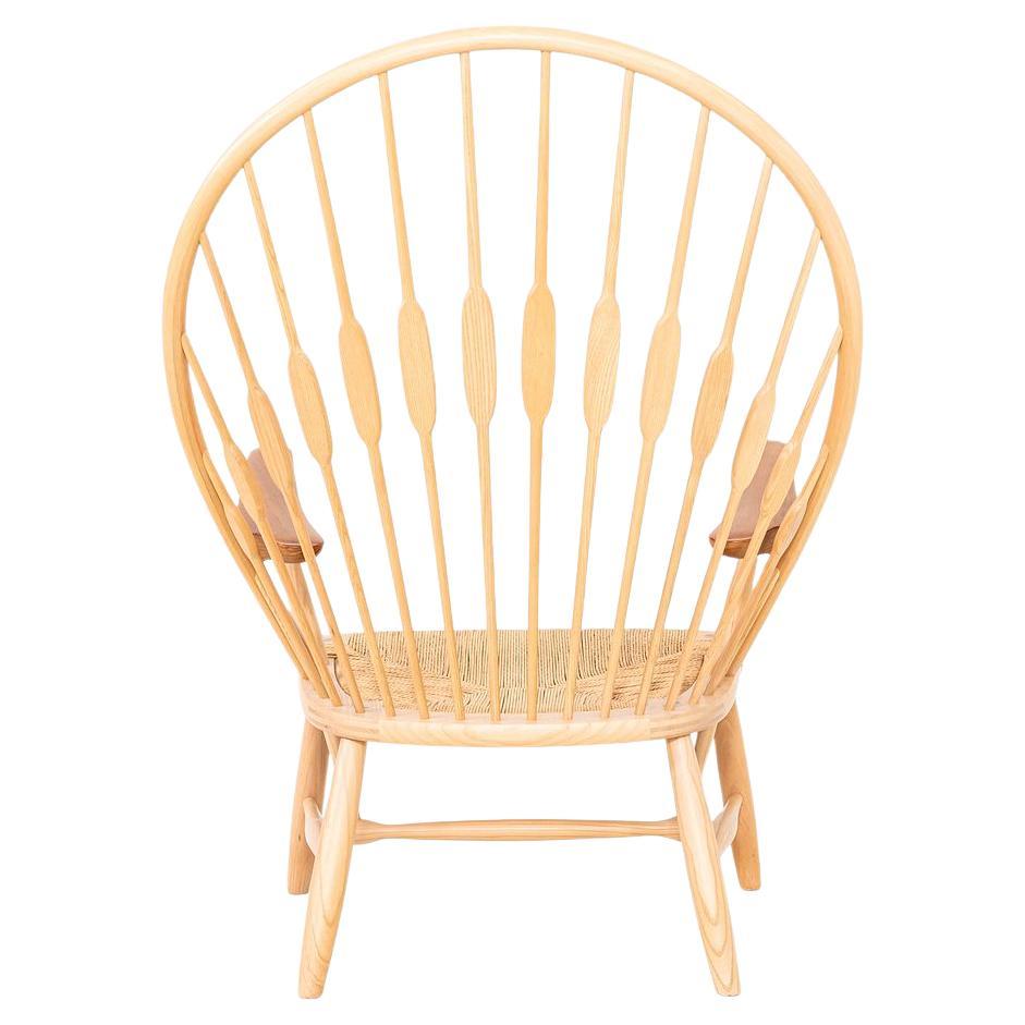 1970s Hans J. Wegner for Johannes Hansen Peacock Lounge Chair