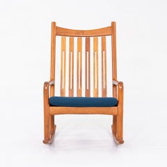 1970s Hans Olsen for Juul Kristensen Rocking Chair in Teak from Denmark