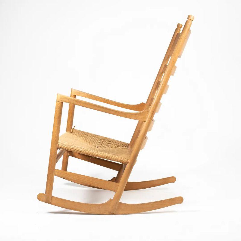 1970 Hans Wegner pour Carl Hansen & Søn CH45 Rocking Chair en hêtre en vente 2