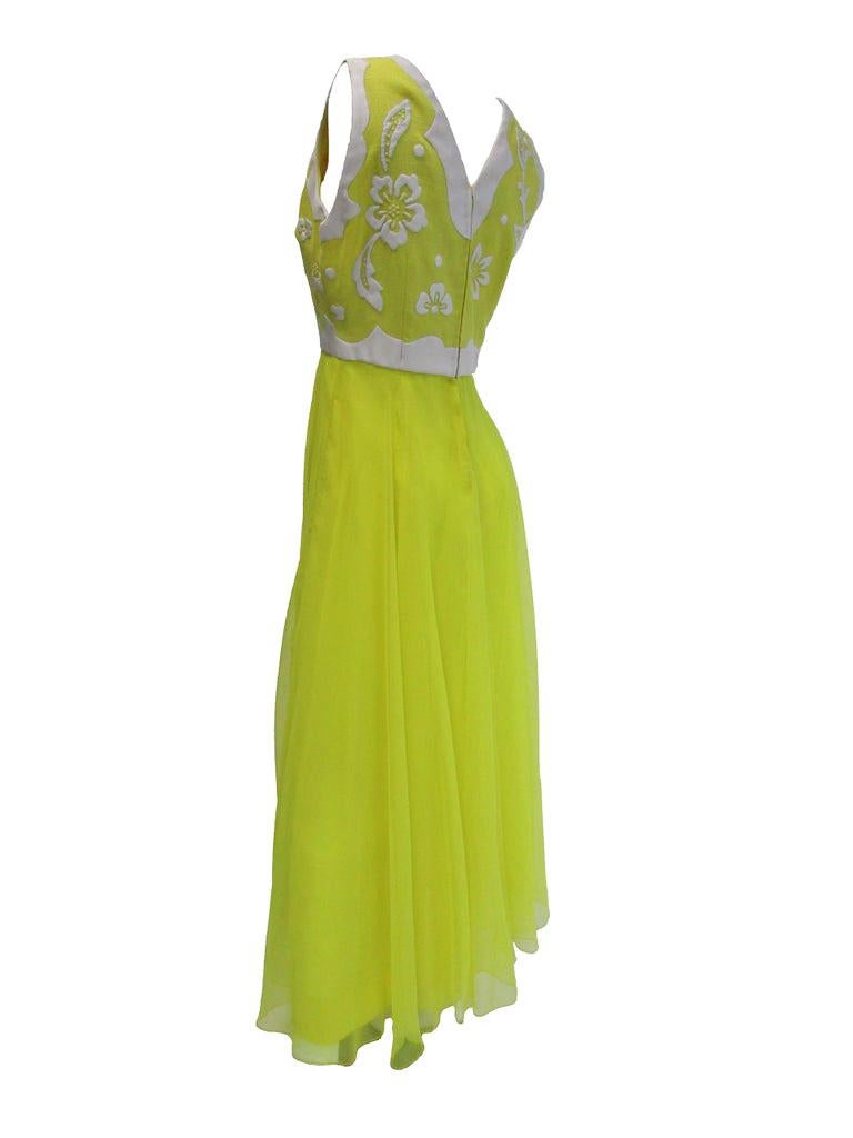 lemon yellow dress