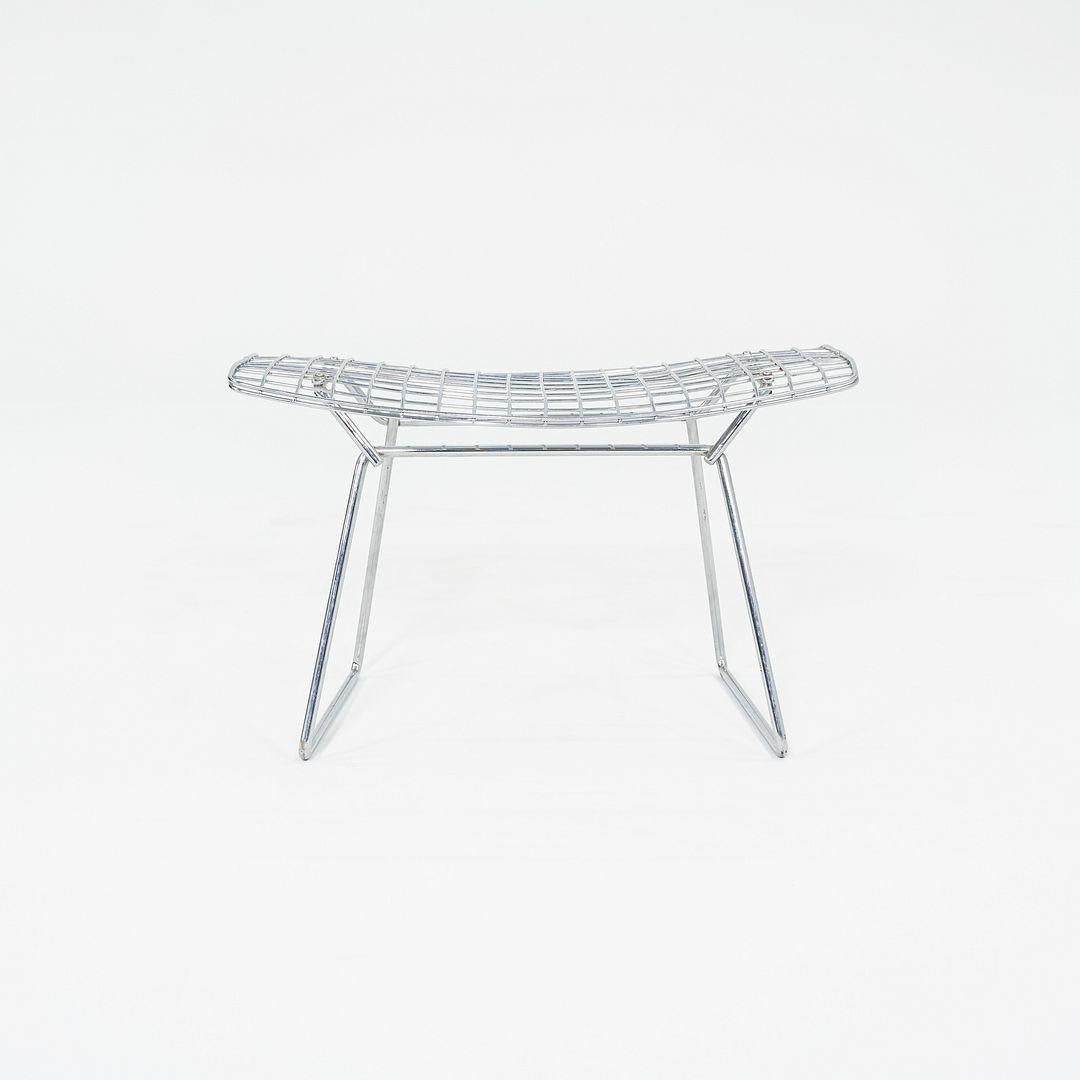 Pouf a forma di uccello di Harry Bertoia per Knoll degli anni '70 in cromo In condizioni buone in vendita a Philadelphia, PA
