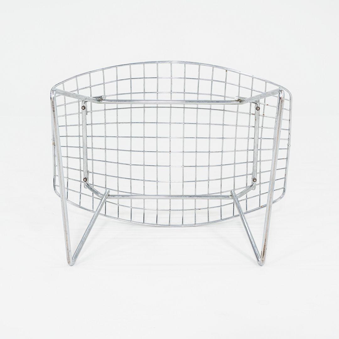 Pouf a forma di uccello di Harry Bertoia per Knoll degli anni '70 in cromo in vendita 1