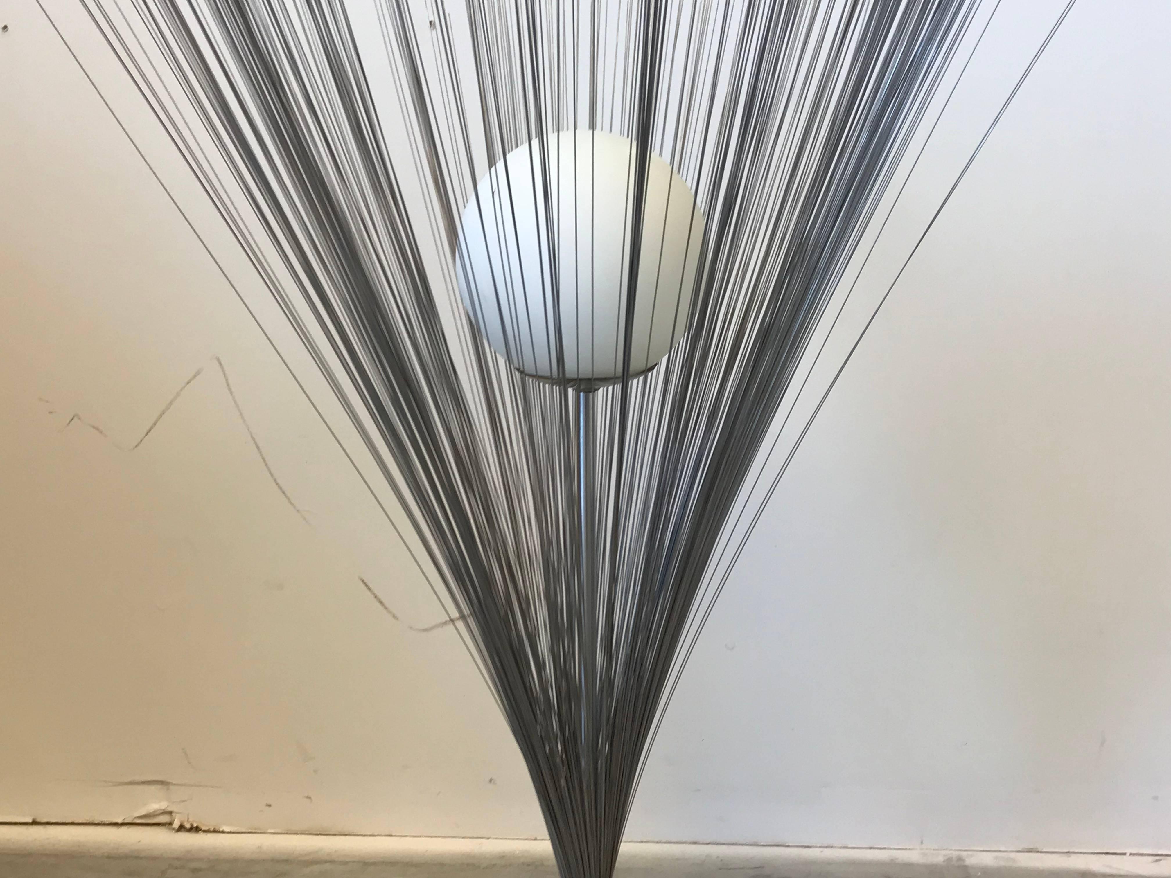 Modern 1970s Harry Bertoia Style Laurel Lamp
