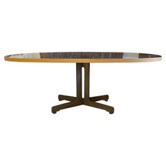 1970’s Harry Lunstead Design Copper and Iron Dining Table