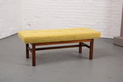 1970's Harvey Probber Style Newly Upholstered Bench