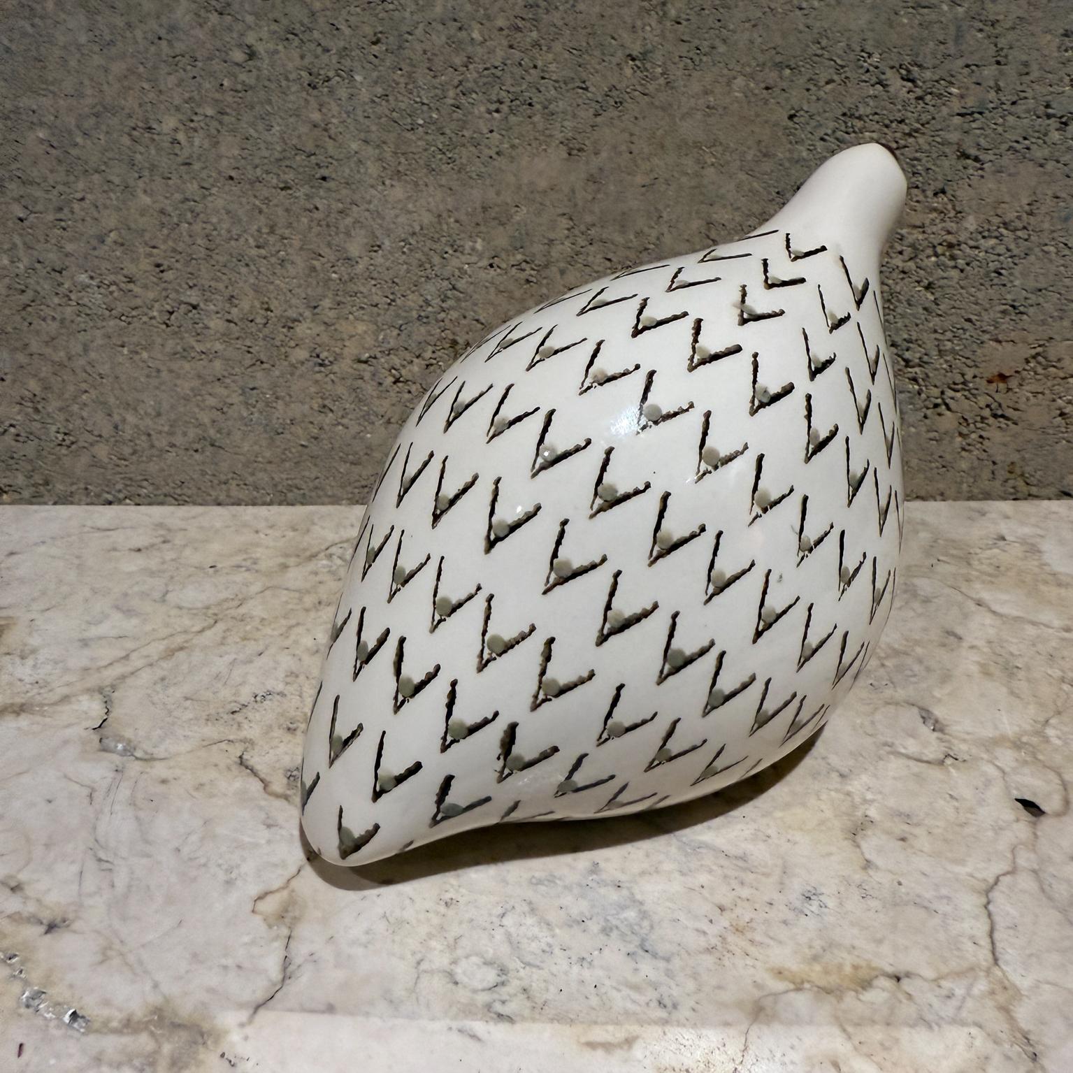 XX secolo 1970 Heidi Caillard Ceramica a mano Quaglia Caille Lussan Francia in vendita