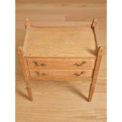 1970s Henning Kjaernulf Oak Nightstand or End Table