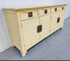 1970's Henredon Faux Goatskin Collection Sideboard/Buffet