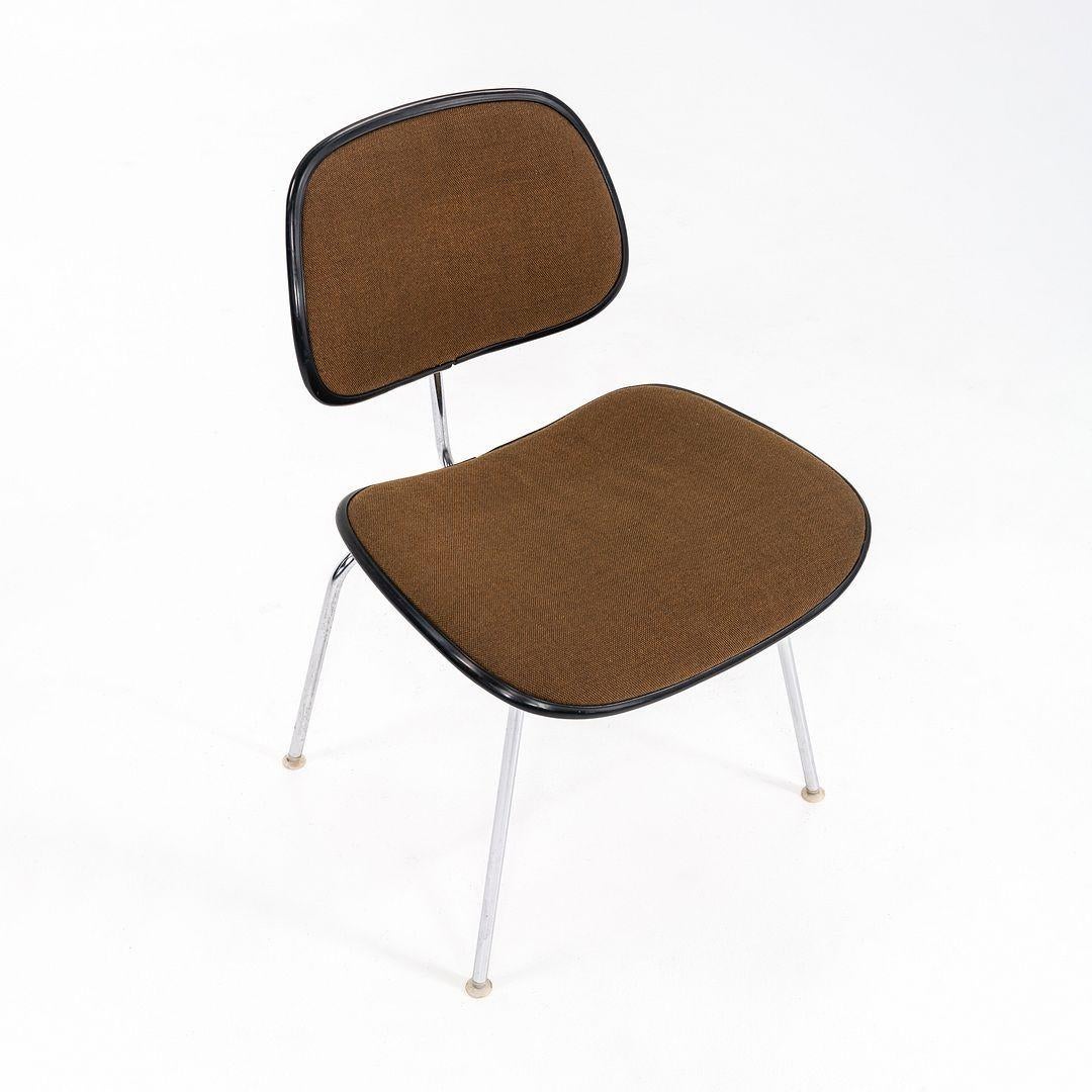 Sedia Herman Miller DCMU degli anni '70 con tessuto Alexander Girard Hopsack marrone in vendita 4