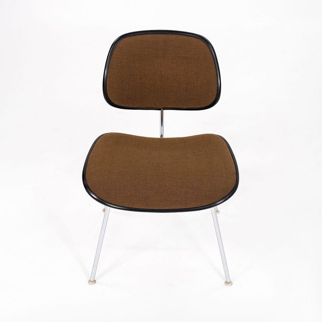 Sedia Herman Miller DCMU degli anni '70 con tessuto Alexander Girard Hopsack marrone in vendita 5