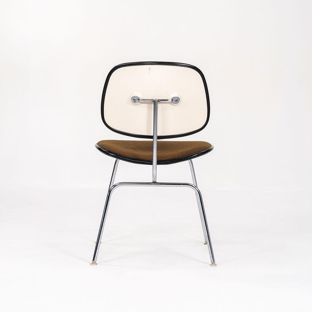 Sedia Herman Miller DCMU degli anni '70 con tessuto Alexander Girard Hopsack marrone In condizioni buone in vendita a Philadelphia, PA