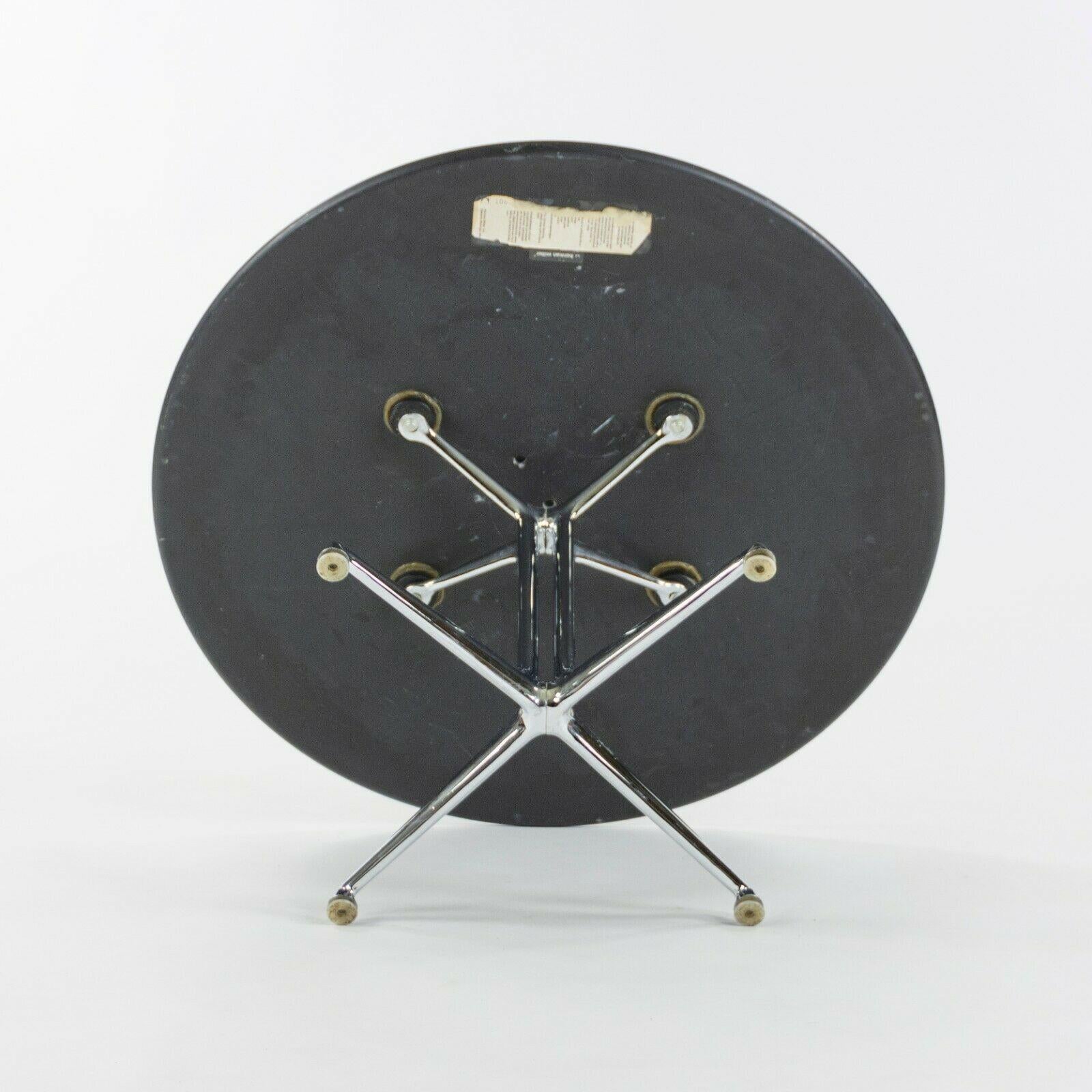 Tavolino da salotto Herman Miller Eames Girard La Fonda del 1970 con piano rotondo in ardesia In condizioni buone in vendita a Philadelphia, PA