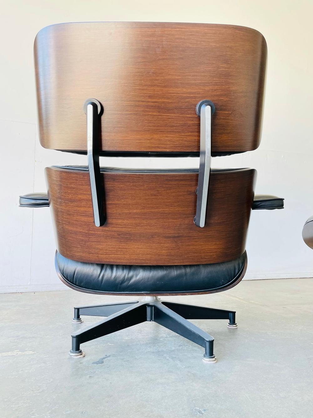 1970s Herman Miller Eames Lounge Chair and Ottoman 2