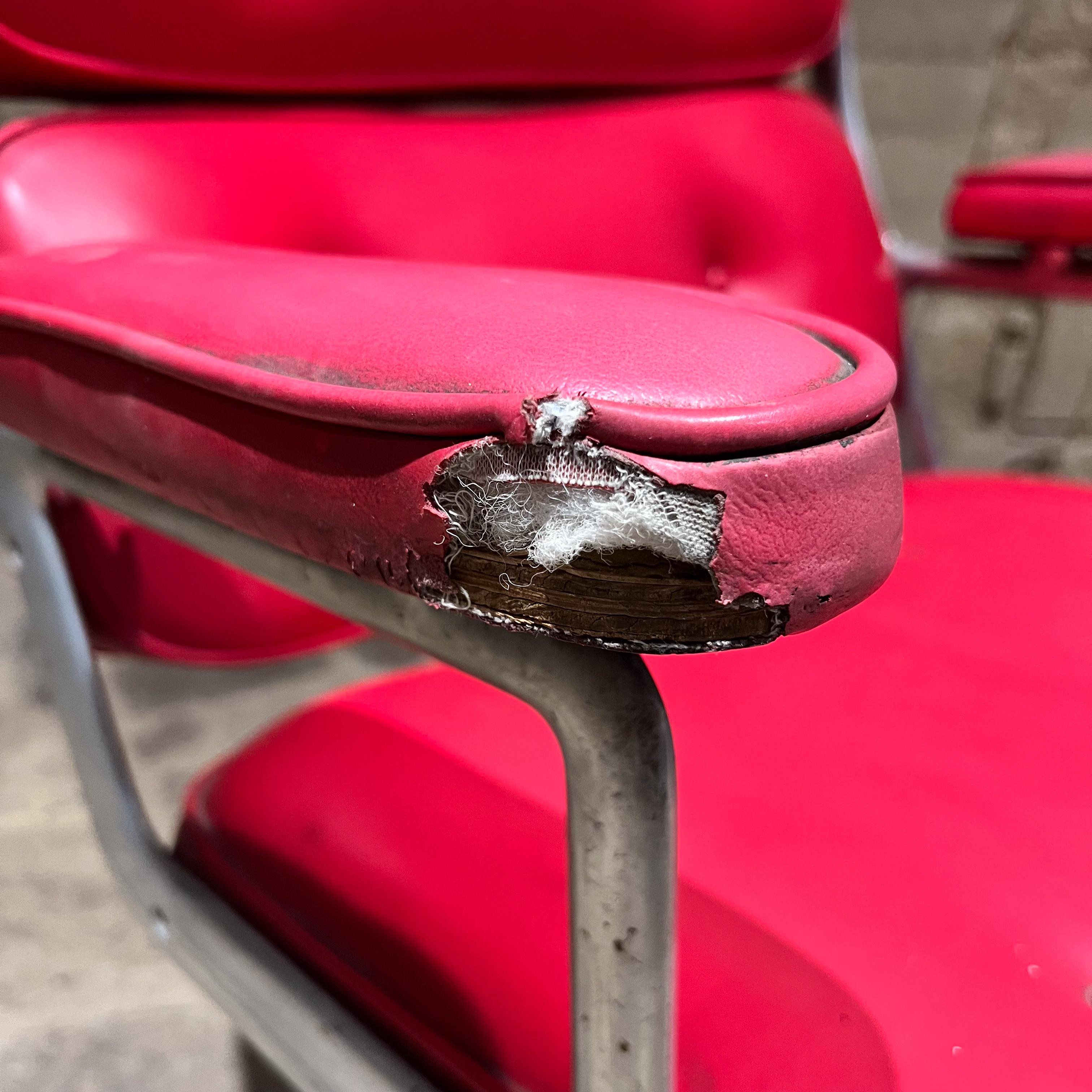 1970s Herman Miller Eames Red Time Life Executive Office Chair 9