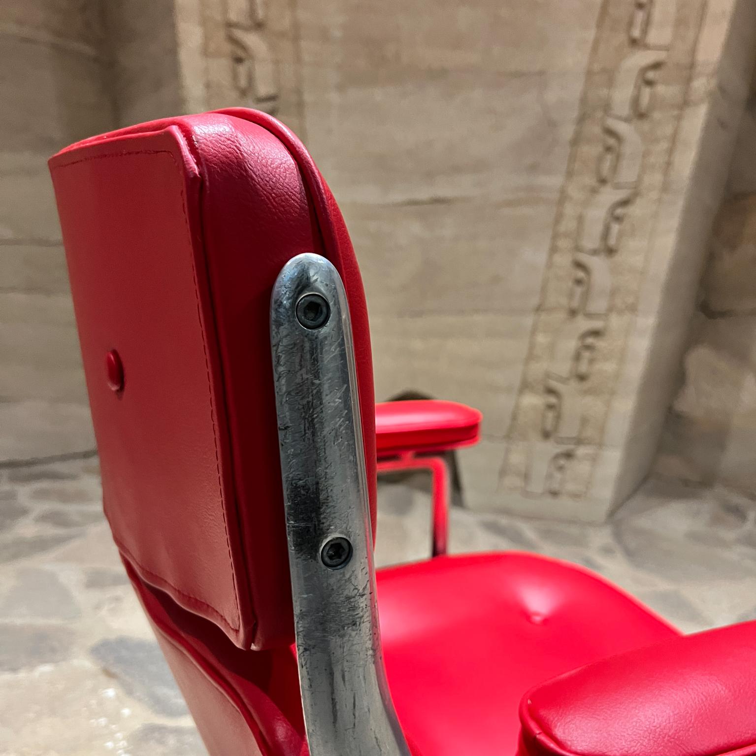 Años 70 Herman Miller Eames Rojo Time Life Silla de oficina ejecutiva Mid Century Mod en venta 2