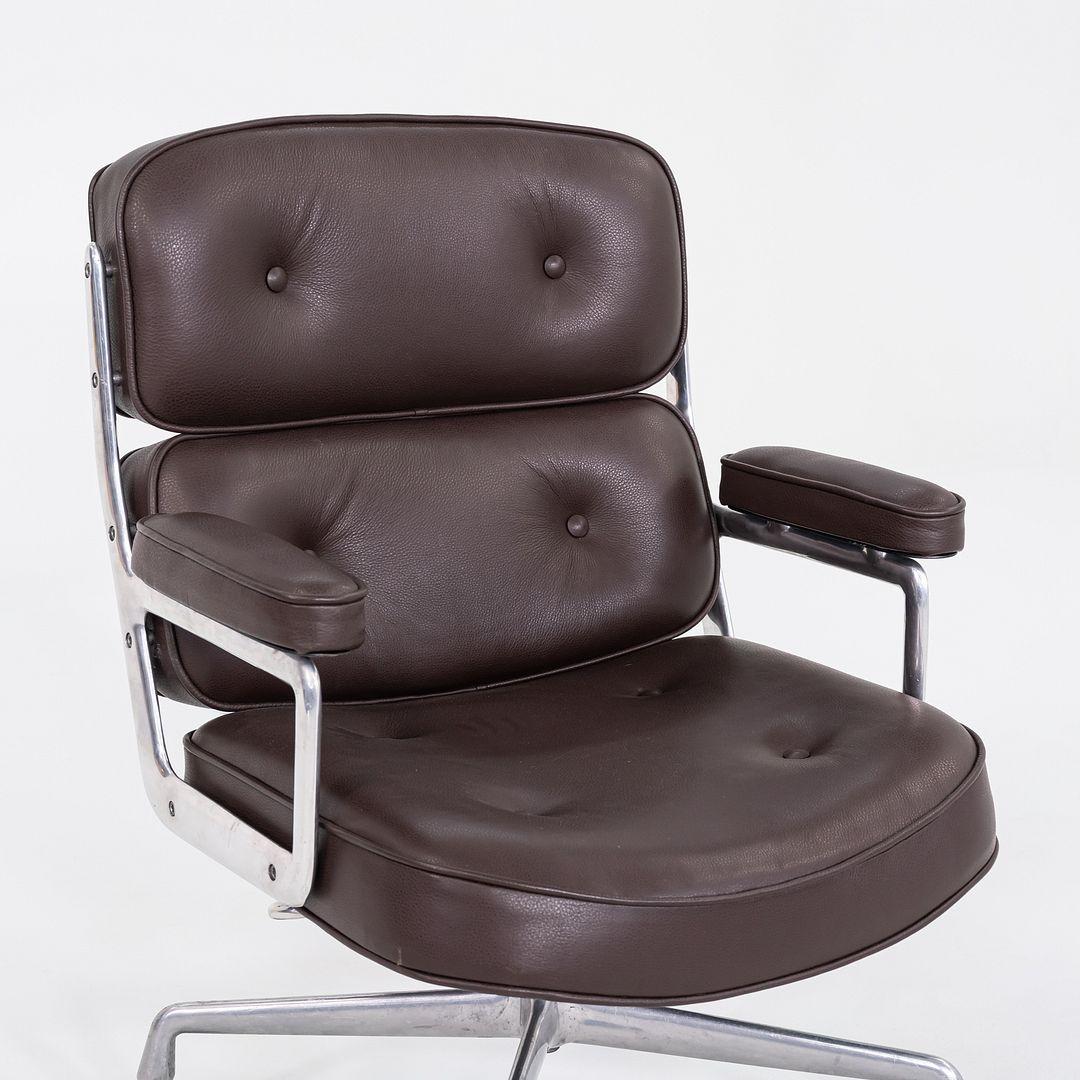 This is an Eames Time Life Executive Desk Chair, model ES107, initially designed in 1961 by Ray and Charles Eames for Herman Miller. This design was born as a bespoke concept for the lobby of the Time Life Building in New York. This model is