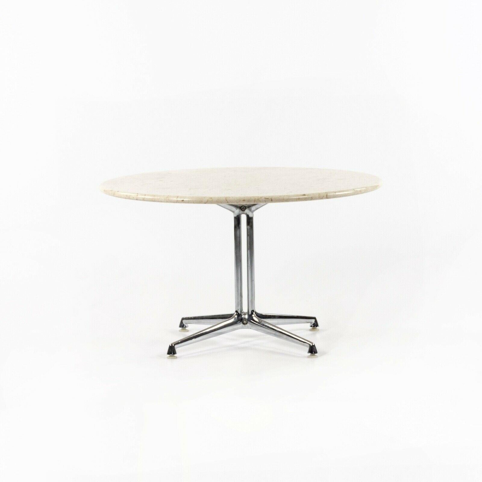Moderne 1970 Herman Miller La Fonda Coffee / End Table by Ray & Charles Eames in Marble (table basse et table d'appoint Herman Miller) en vente