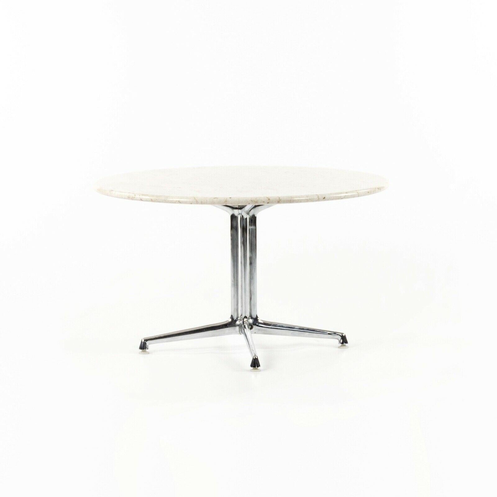 Américain 1970 Herman Miller La Fonda Coffee / End Table by Ray & Charles Eames in Marble (table basse et table d'appoint Herman Miller) en vente