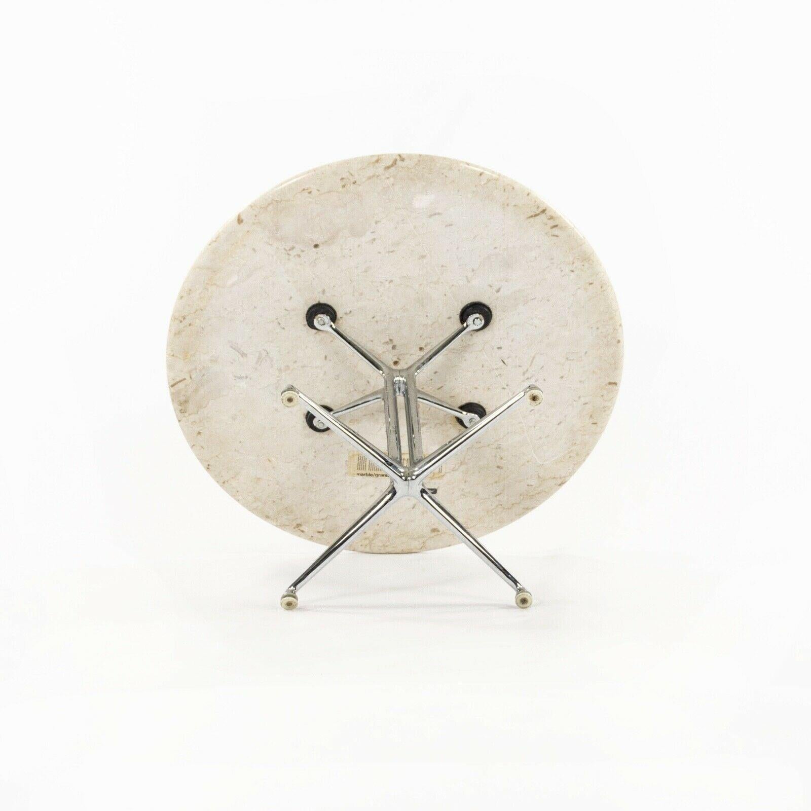 Metal 1970s Herman Miller La Fonda Coffee / End Table by Ray & Charles Eames in Marble For Sale