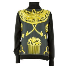 1970s Hermès Black Rollneck Jumper