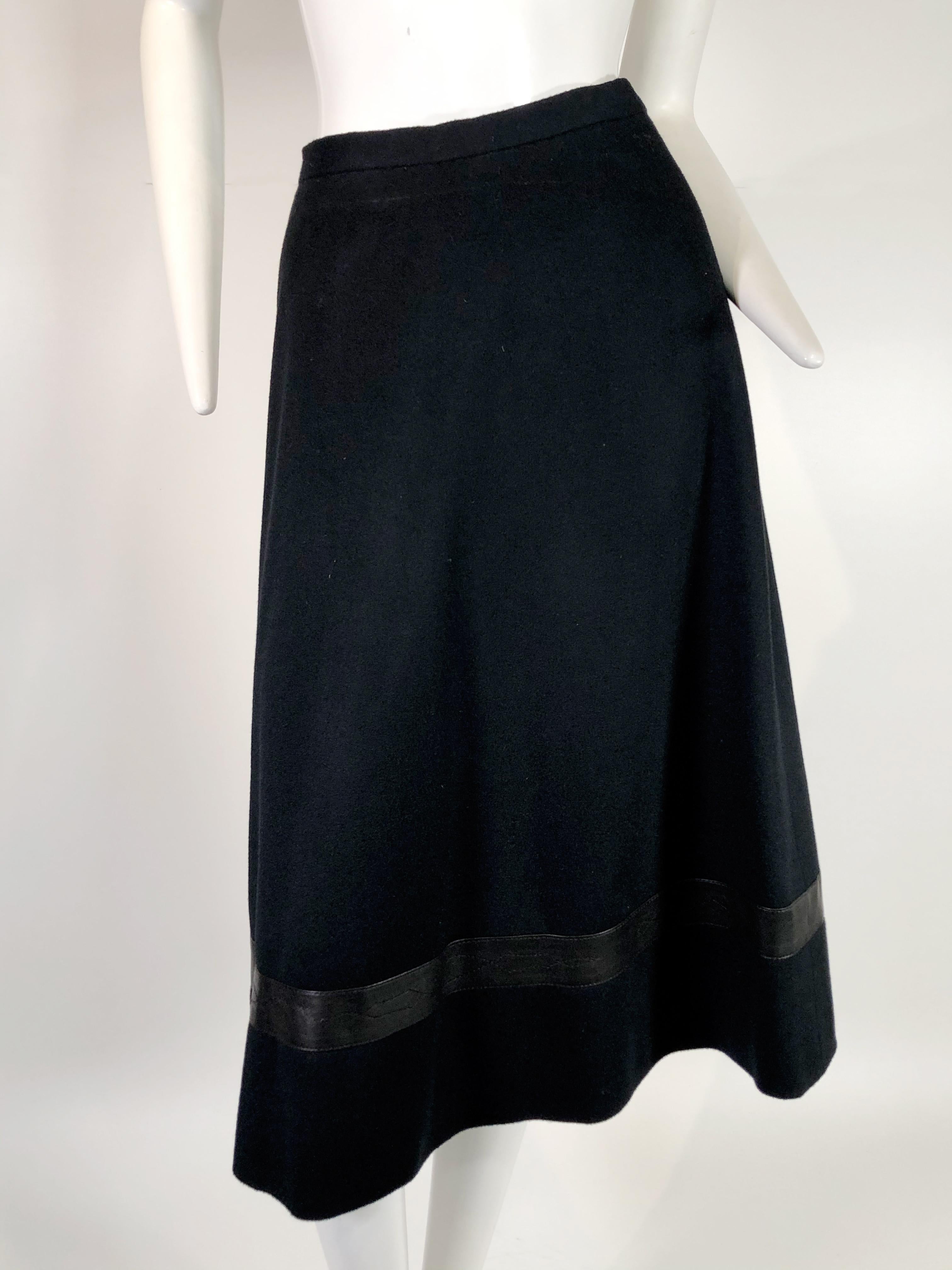 1970s flared skirt