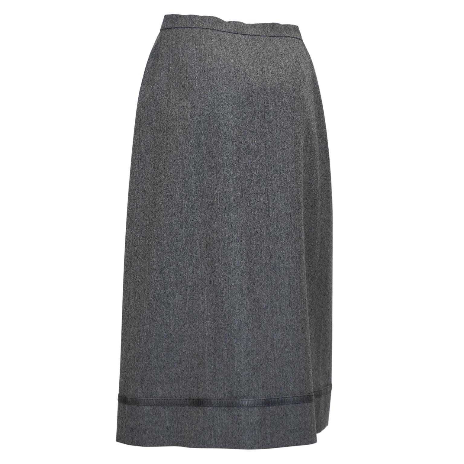 grey wrap skirts