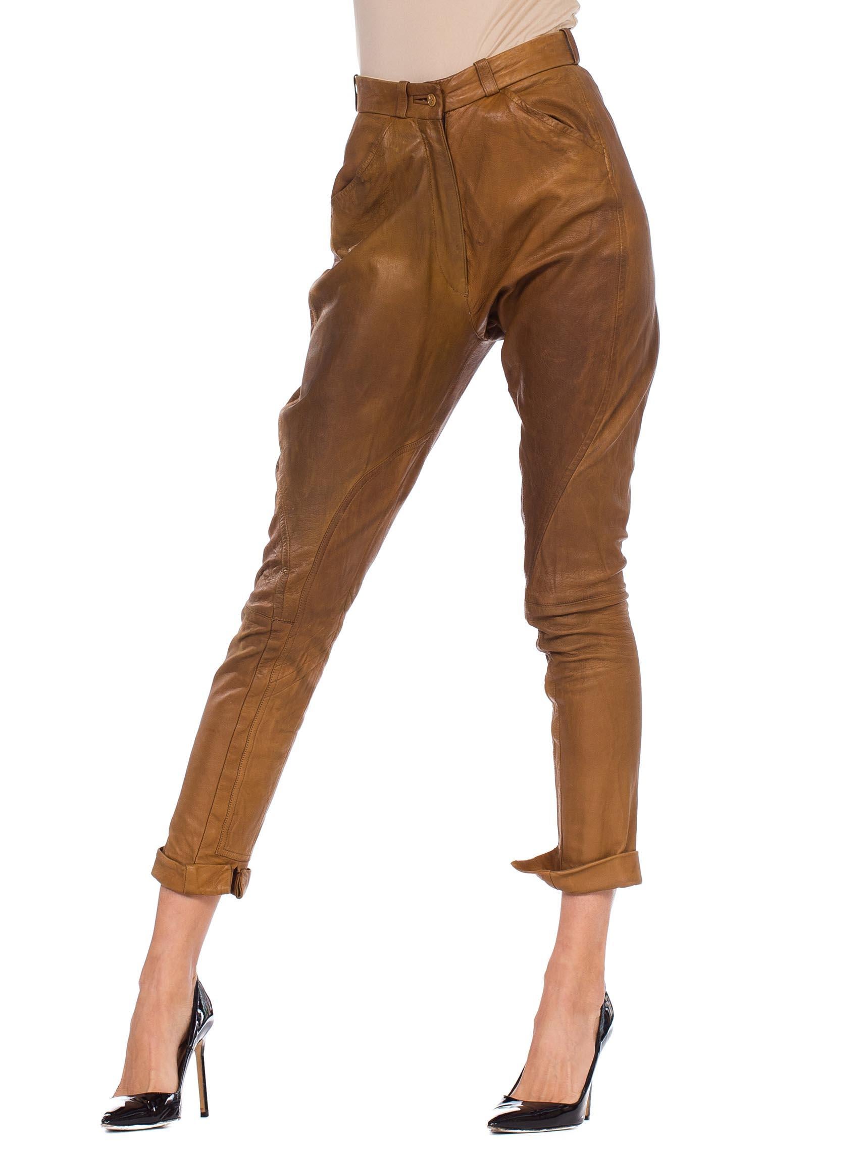 caramel brown pants