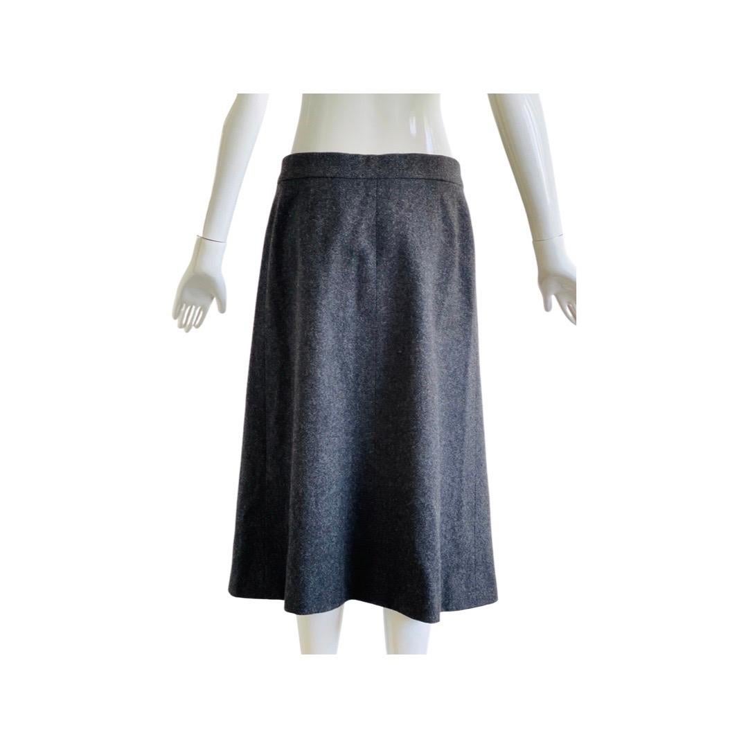 Women's 1970s Hermes Wool Wrap Skirt For Sale