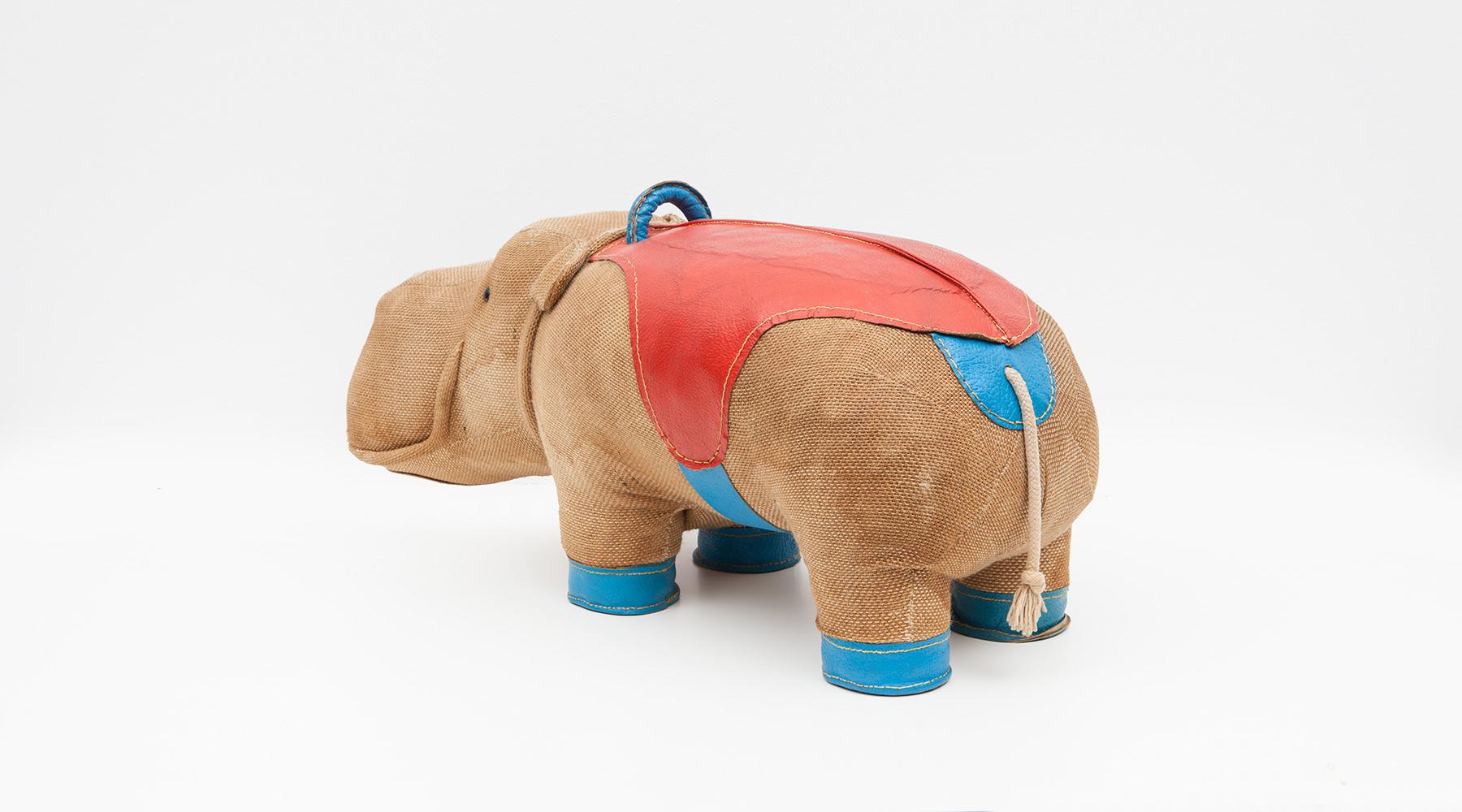 1970s High Quality Children Toy 'Hippo' by German Renate Müller 'd' 2