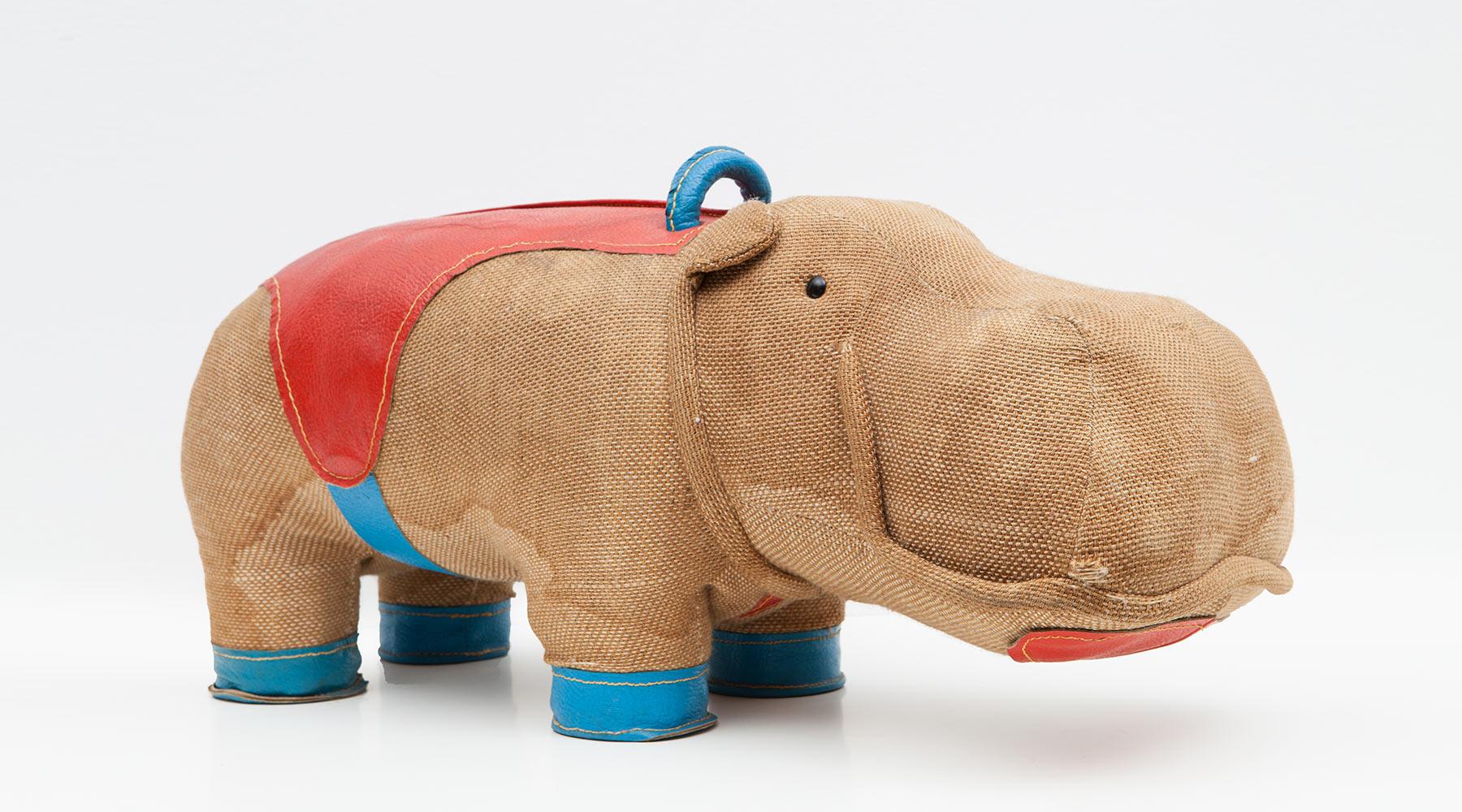 1970s High Quality Children Toy 'Hippo' by German Renate Müller 'd' 7