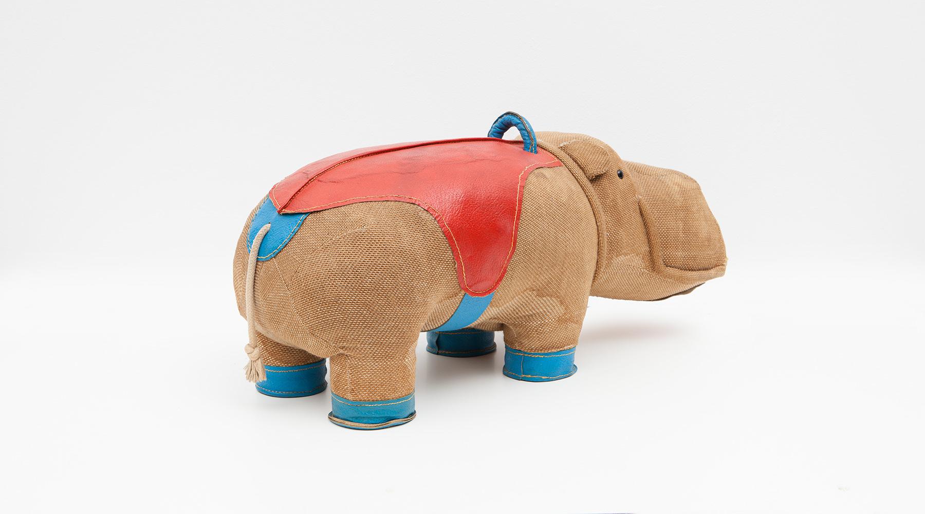 Late 20th Century 1970s High Quality Children Toy 'Hippo' by German Renate Müller 'd'
