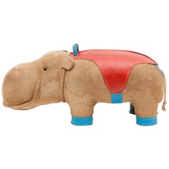 1970s High Quality Children Toy 'Hippo' by German Renate Müller 'd'