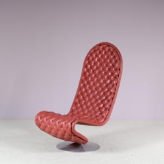 1970s Highback “1-2-3” Chair by Verner Panton for Fritz Hansen, Denmark
