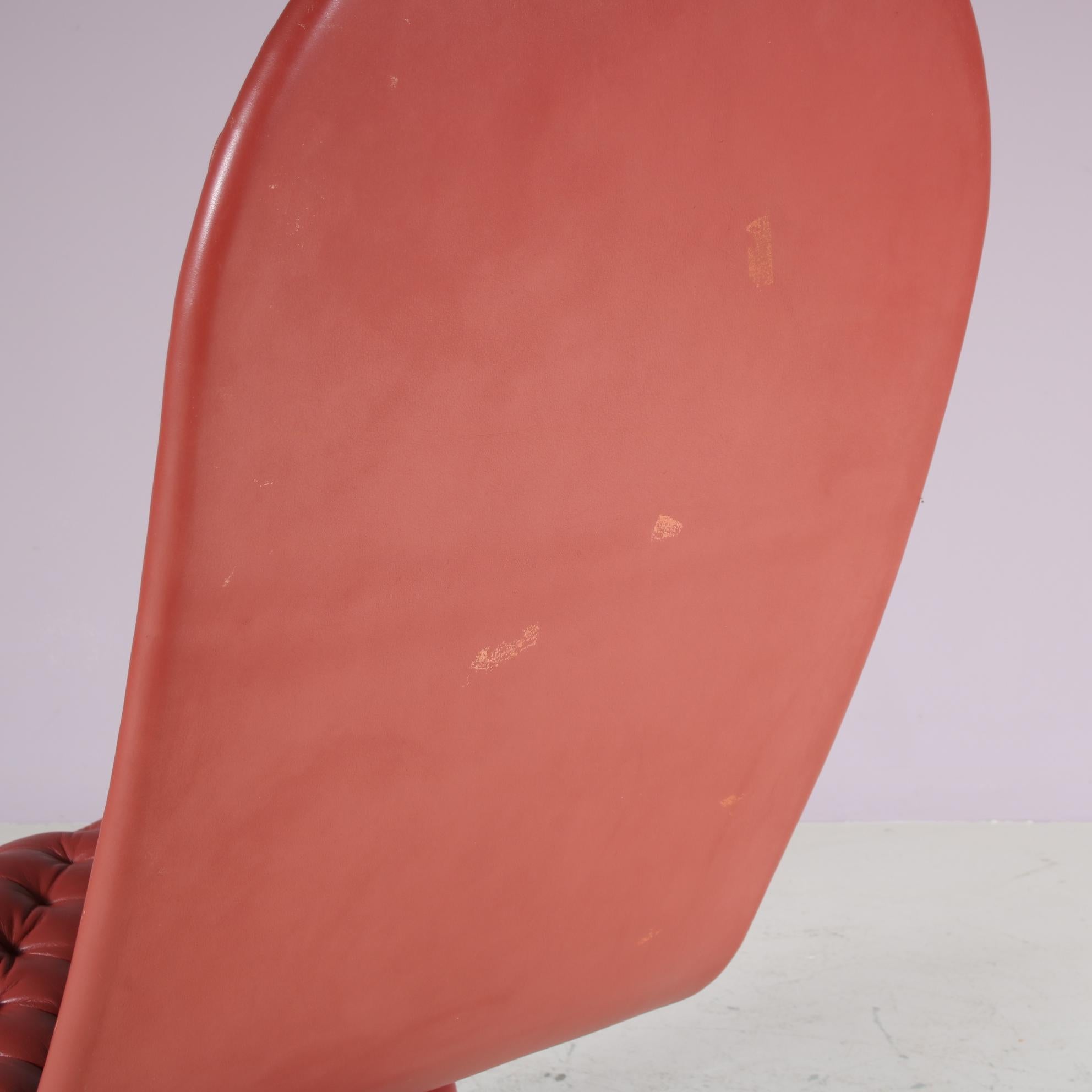 Fin du 20e siècle 1970 Highback 1-2-3 Chair par Verner Panton pour Fritz Hansen, Danemark en vente