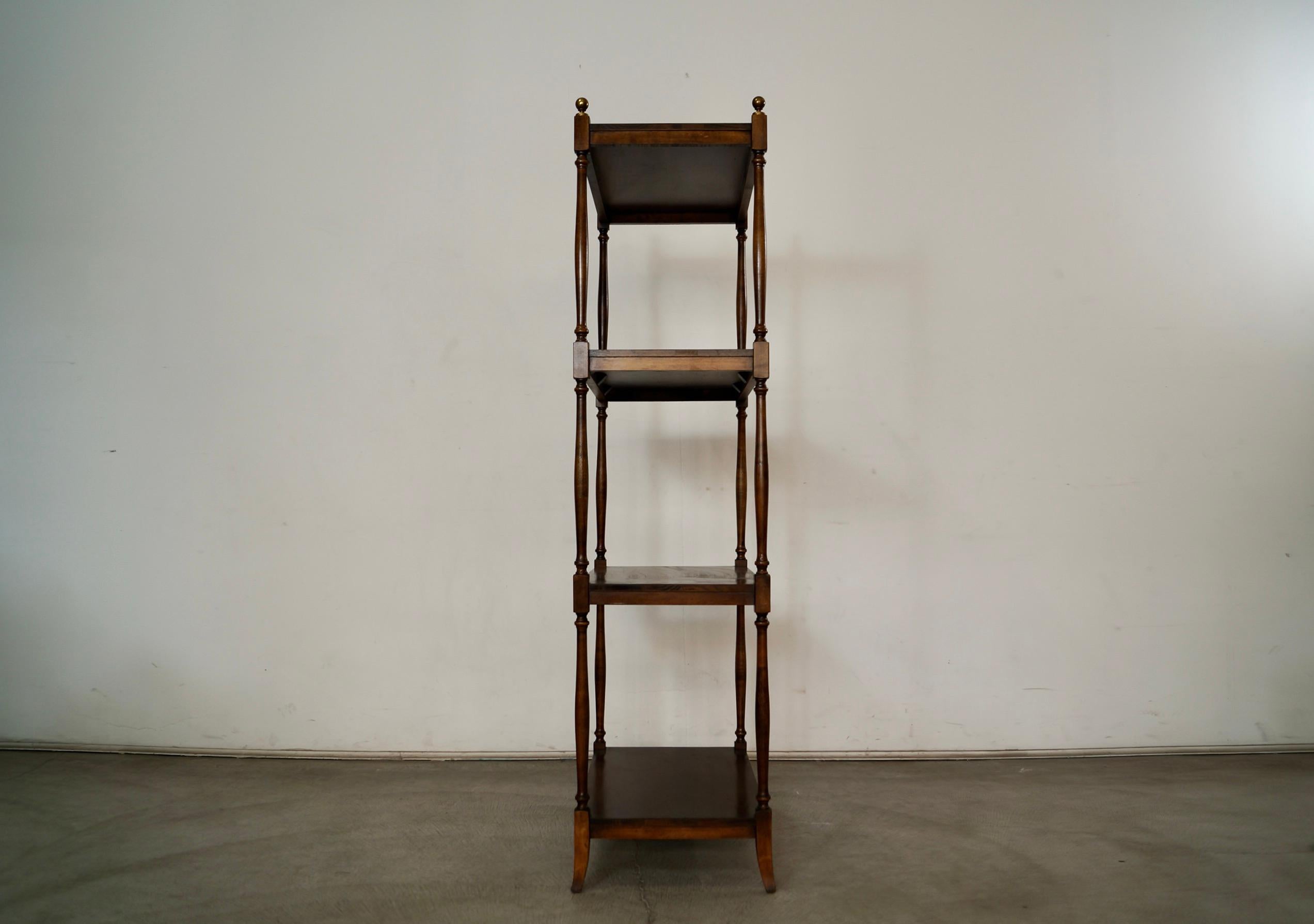 1970's Hollywood Regency Bookshelf by Brandt Furniture 4