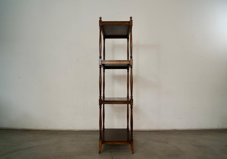 1970's Hollywood Regency Bookshelf by Brandt Furniture at 1stDibs