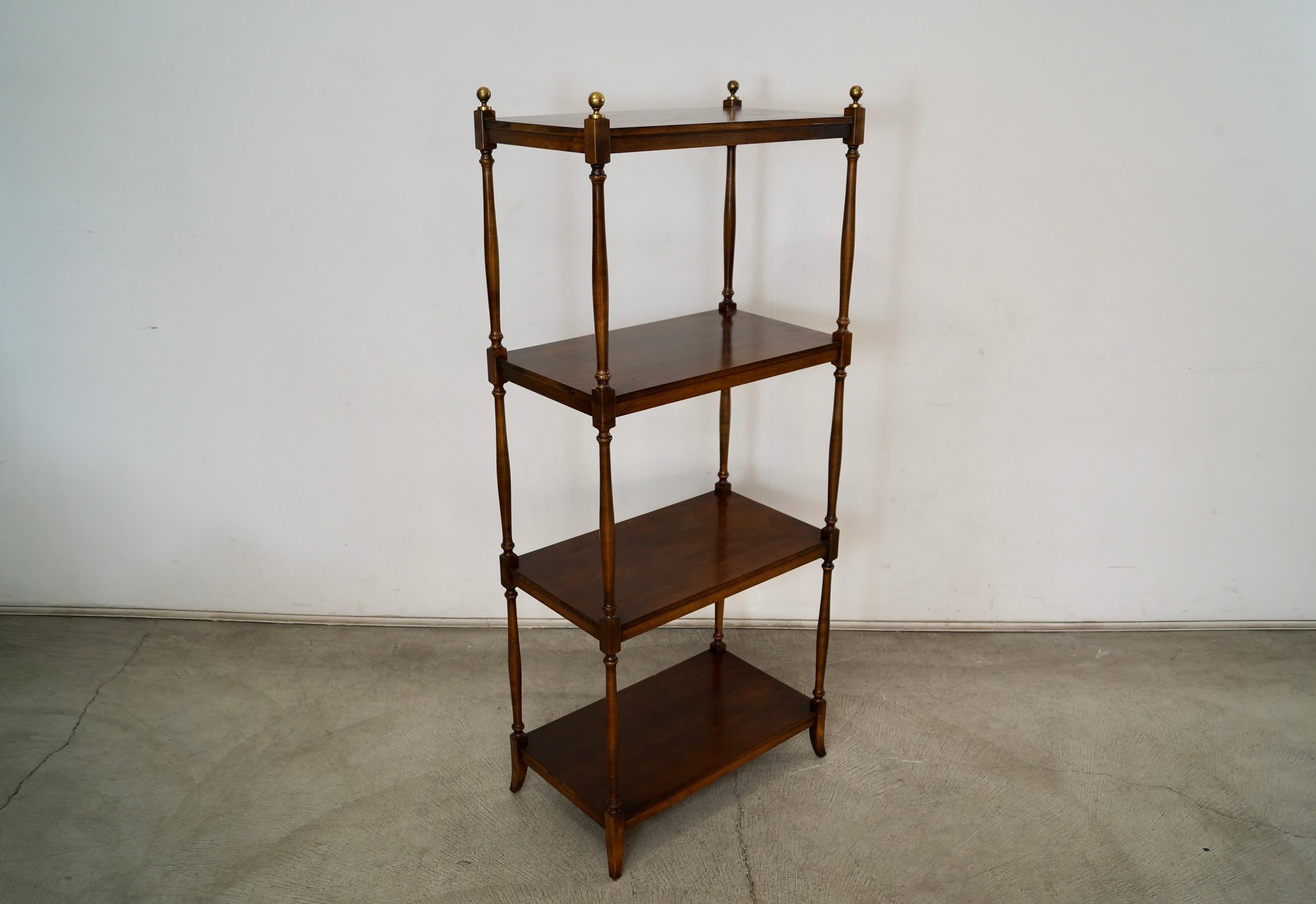 1970's Hollywood Regency Bookshelf by Brandt Furniture 5