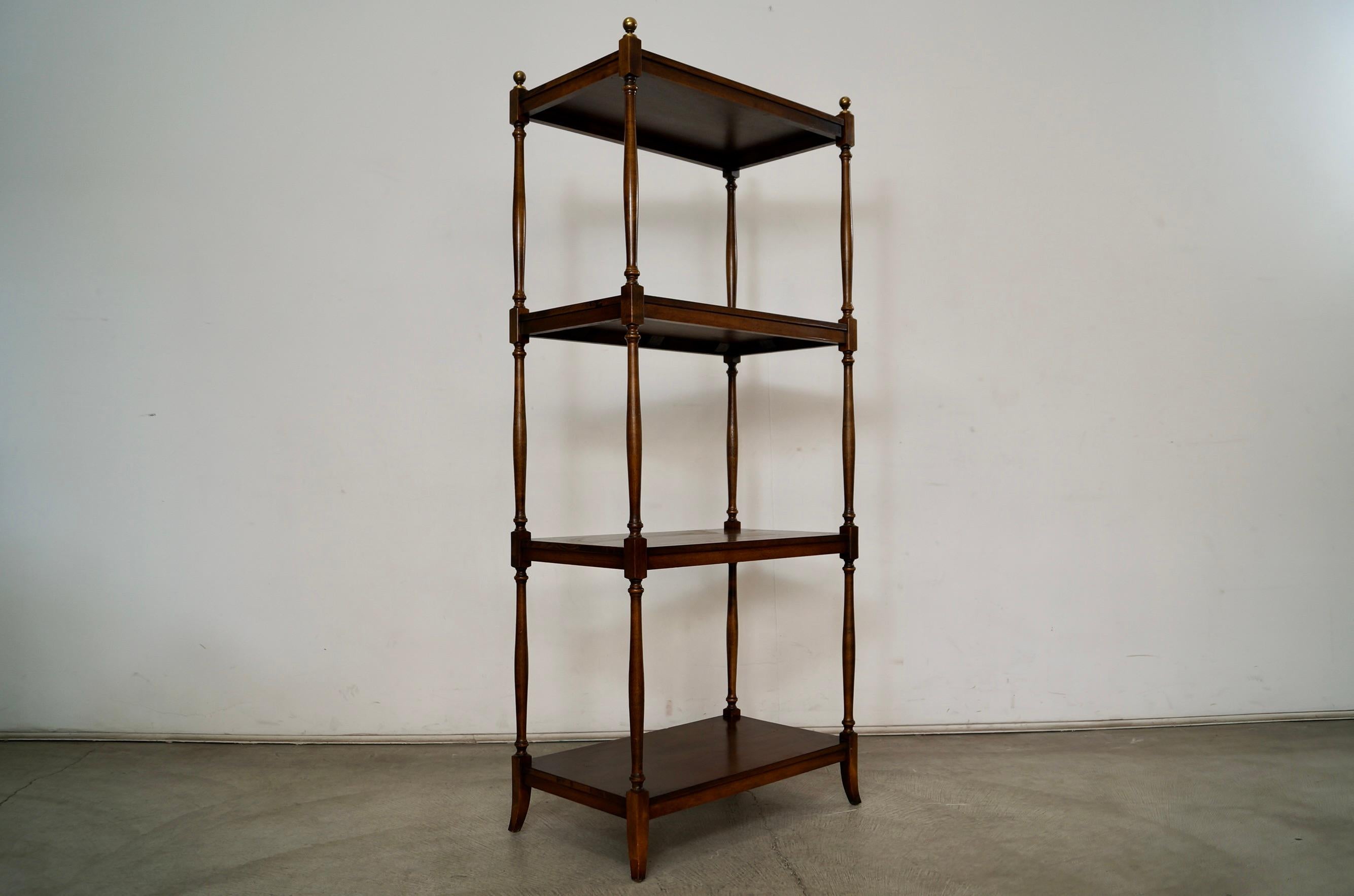 1970's Hollywood Regency Bookshelf by Brandt Furniture 6