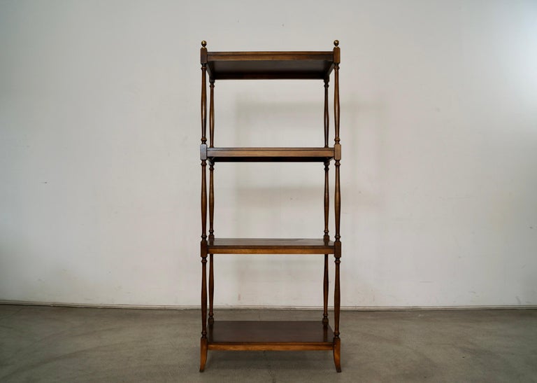 1970's Hollywood Regency Bookshelf by Brandt Furniture at 1stDibs