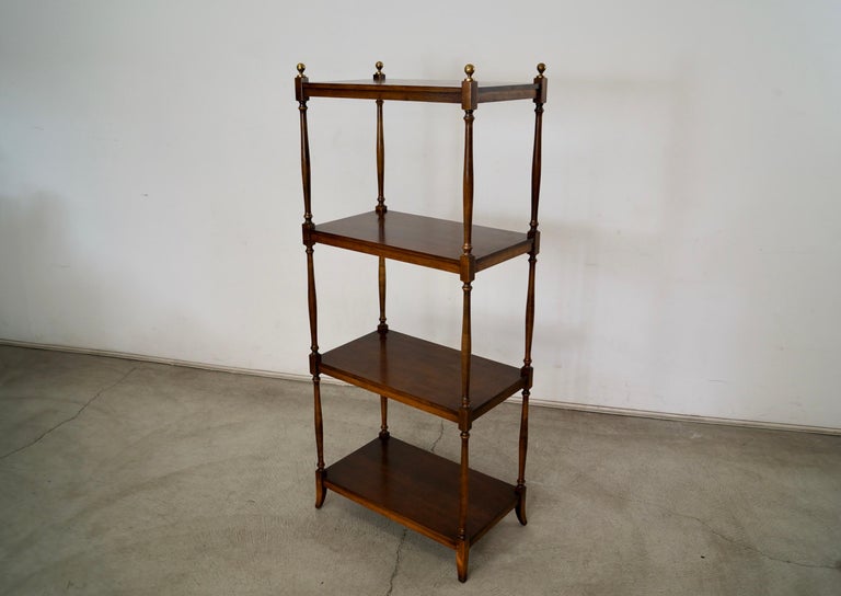 1970's Hollywood Regency Bookshelf by Brandt Furniture at 1stDibs