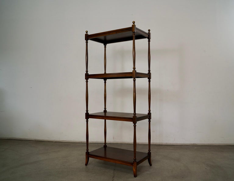 1970's Hollywood Regency Bookshelf by Brandt Furniture at 1stDibs