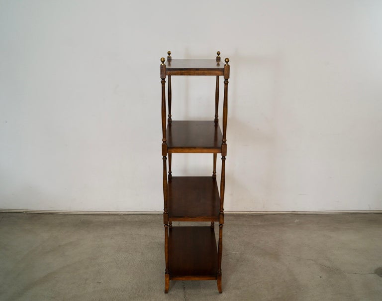 1970's Hollywood Regency Bookshelf by Brandt Furniture at 1stDibs