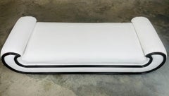 1970's Hollywood Regency Chaise Lounge or Daybed by Vivai del Sud, Italy