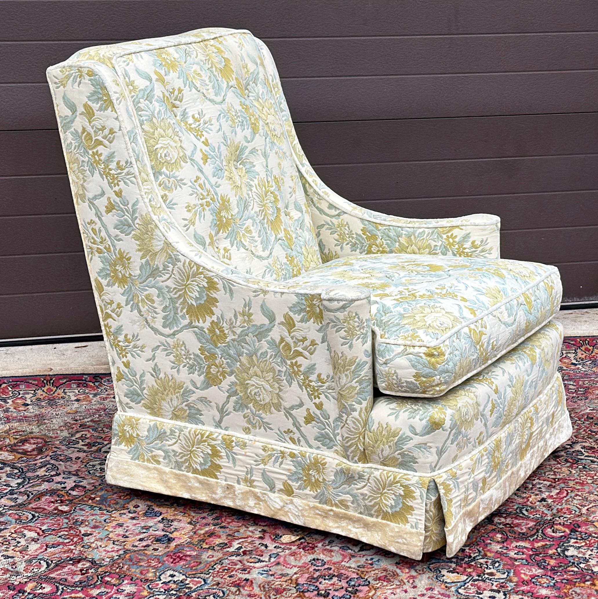 Sillón Hollywood Regency de los años 70 por Tomlinson Furniture en Bueno estado para la venta en West Chester, PA