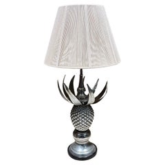 1970s Hollywood Regency Pineapple Table Lamp