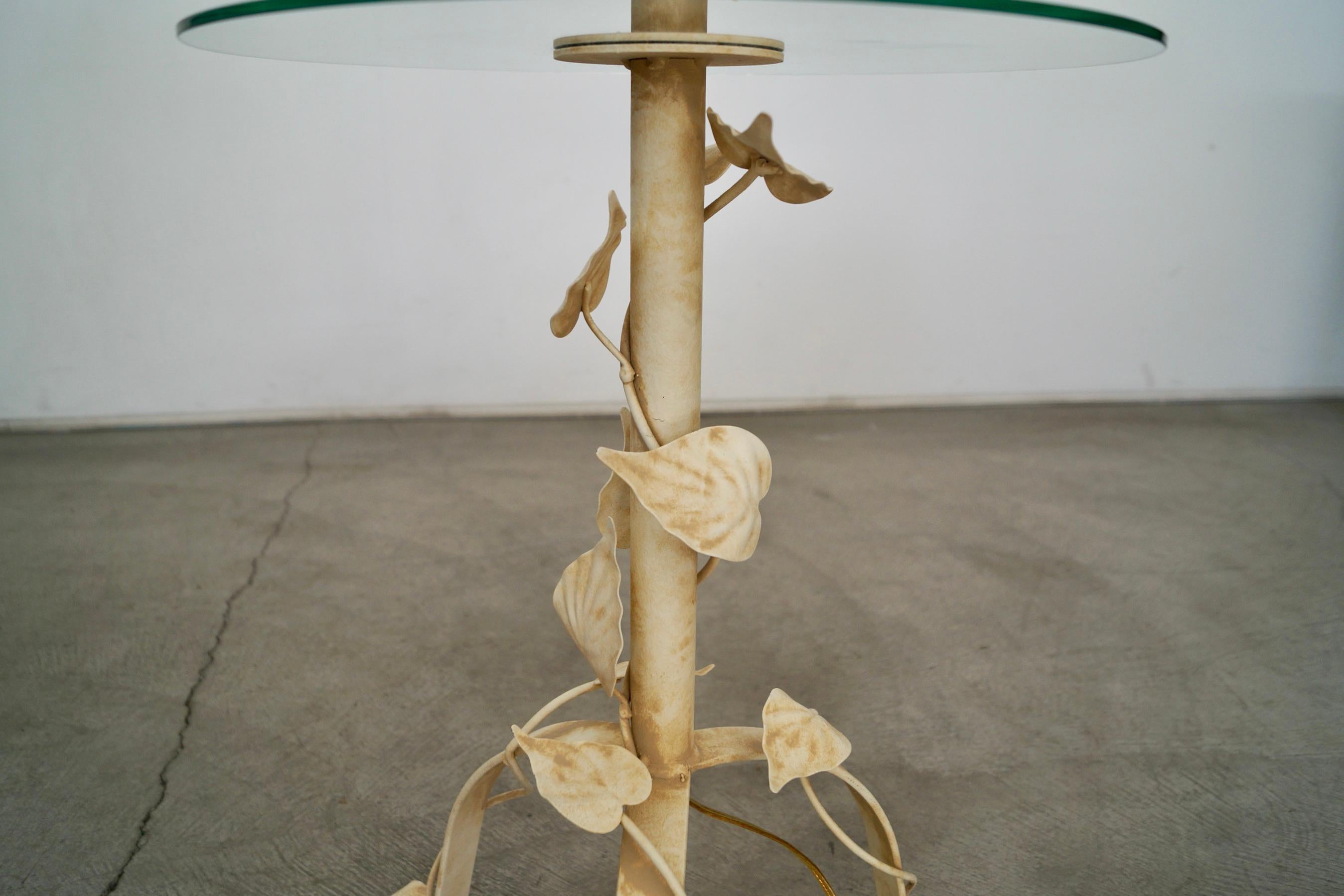 Lampadaire de table d'appoint sculptural Hollywood Regency des années 1970 en vente 12